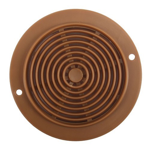 Rejilla de ventilación redonda 78 mm marrón de plástico - Roadloisirs.com