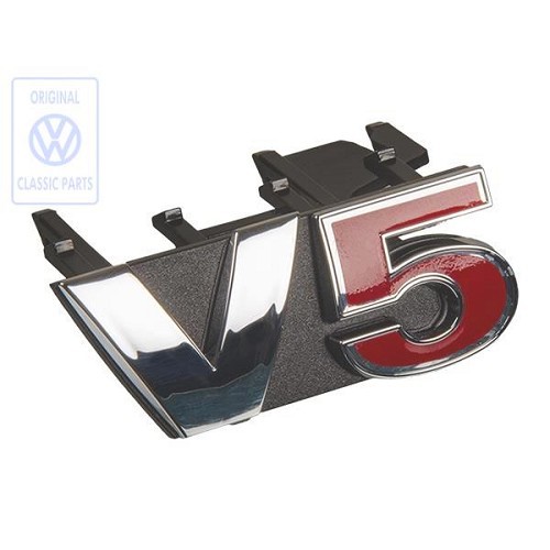 	
				
				
	Sigle V5 chromé et rouge de calandre pour VW Golf 4 et Bora Berline ou Variant V5 (05/1999-06/2006) - moteur AQN  - C233980
