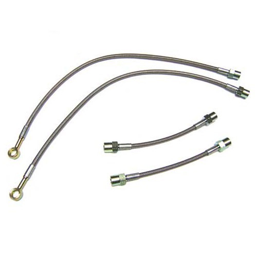 	
				
				
	Kit of 4 aviation-style brake hoses for Golf 4 - GH24315
