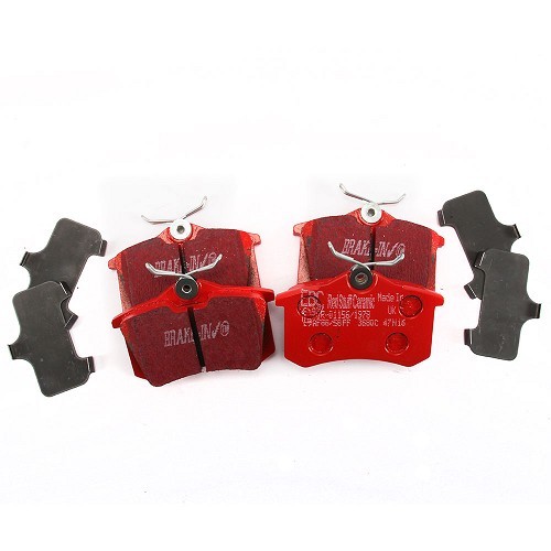 	
				
				
	Rear brake pads set EBC RED for Golf & Polo - GH51003
