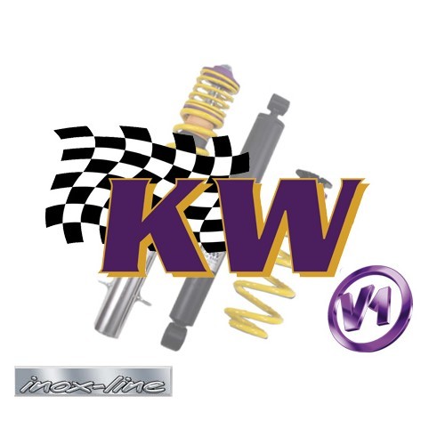 	
				
				
	KW V1 stainless steel line threaded combined shock absorber kit for Golf 4 R32 - GJ77470
