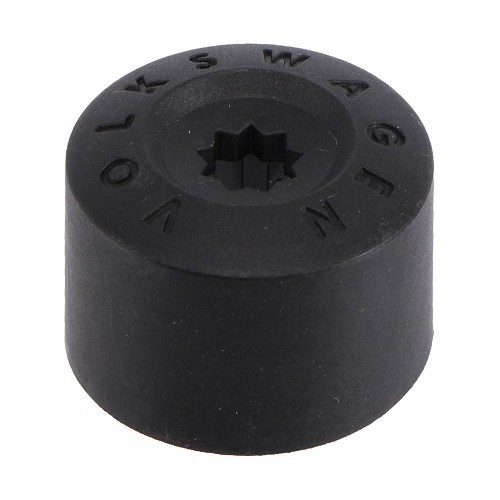 	
				
				
	Original wheel anti-theft bolt cover in black plastic for aluminium rims - GL30660
