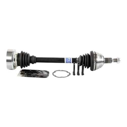 	
				
				
	Cardan de transmission avant gauche neuf pour VW Golf 4 Bora et New Beetle 1.8 2.0 essence et 1.9TDI 2 roues motrices - côté conducteur - GS03401
