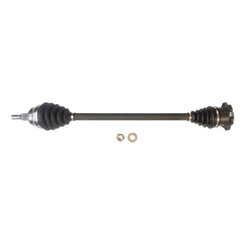 	
				
				
	Cardan de transmission avant droit neuf pour VW Golf 4 1.8T et V5 2 roues motrices - côté passager - GS03406
